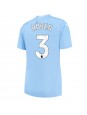Billige Manchester City Ruben Dias #3 Hjemmedrakt Dame 2023-24 Kortermet